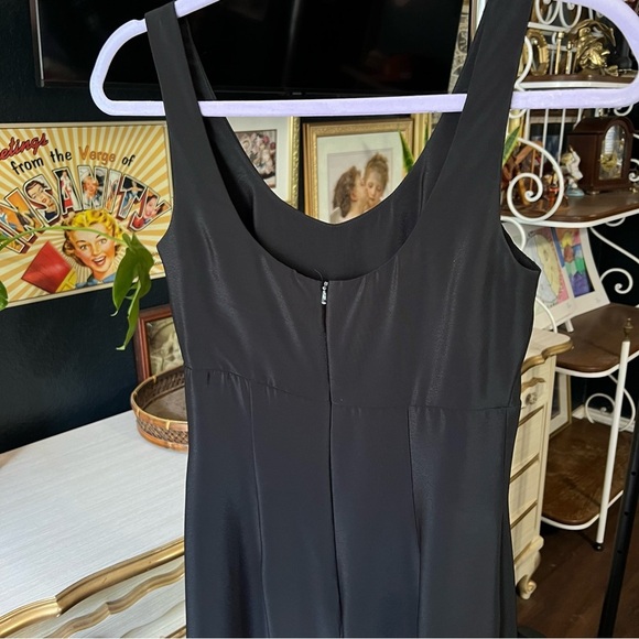 Vintage Black Tulip Maxi Dress - Picture 4 of 8